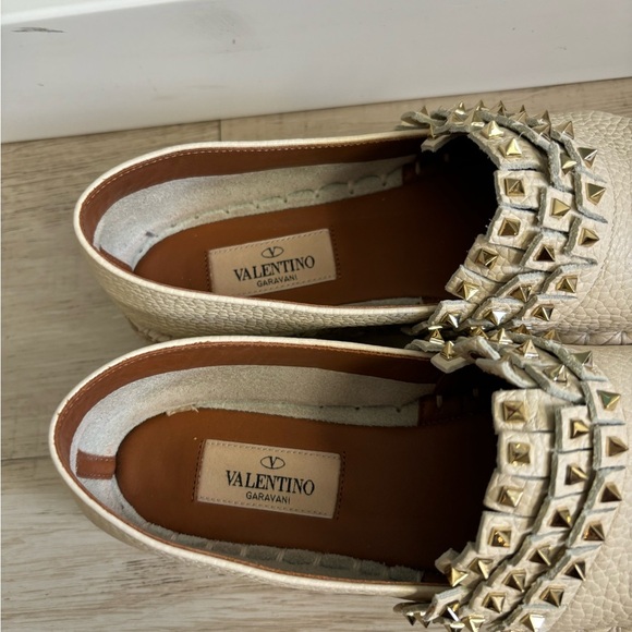 VALENTINO Rockstud Leather Espadrilles - Picture 5 of 8